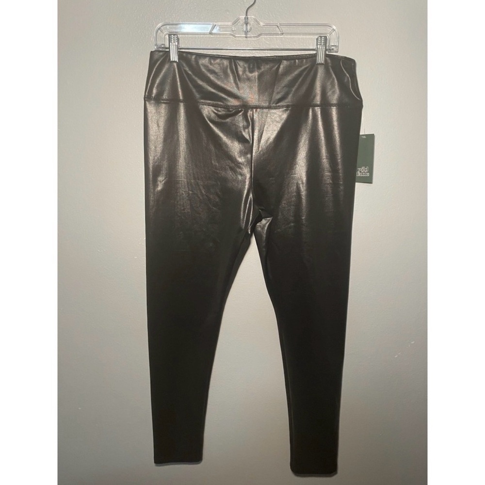 Black Faux Leather Leggings